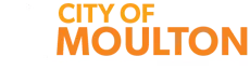 Logo displaying "City of Moulton".